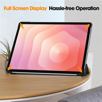 Hülle für Samsung Galaxy Tab S12 Plus, Techsuit, FoldPro, Roségold