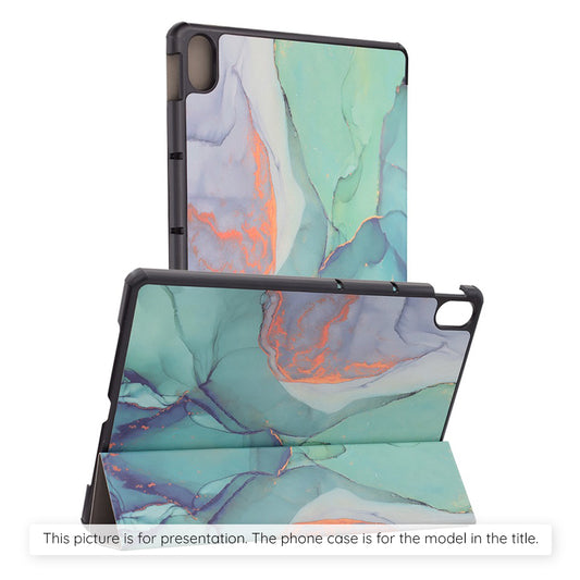 Hülle für Samsung Galaxy Tab S12 Ultra / Tab S11 Ultra, Techsuit, FoldPro Green Time, Mehrfarbig