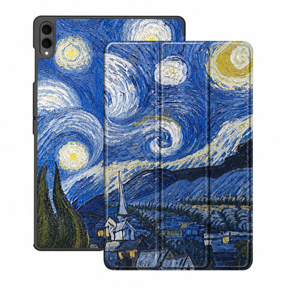 Hülle für Samsung Galaxy Tab S12 Ultra / Tab S11 Ultra, Techsuit, FoldPro Starry Night, Mehrfarbig