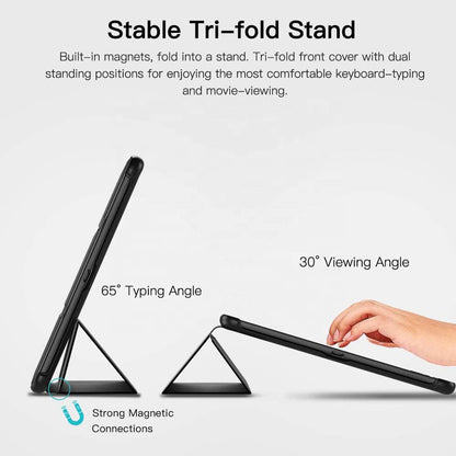 Case for Samsung Galaxy Tab S5e, Techsuit, FoldPro, Black