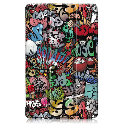 Hülle für Samsung Galaxy Tab S6 Lite (2024) / Tab S6 Lite (2022) / Tab S6 Lite (2020), Techsuit, FoldPro, Mehrfarbig