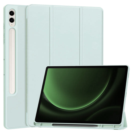 Hülle für Samsung Galaxy Tab S9 FE+, Techsuit, Flex Trifold, Blau