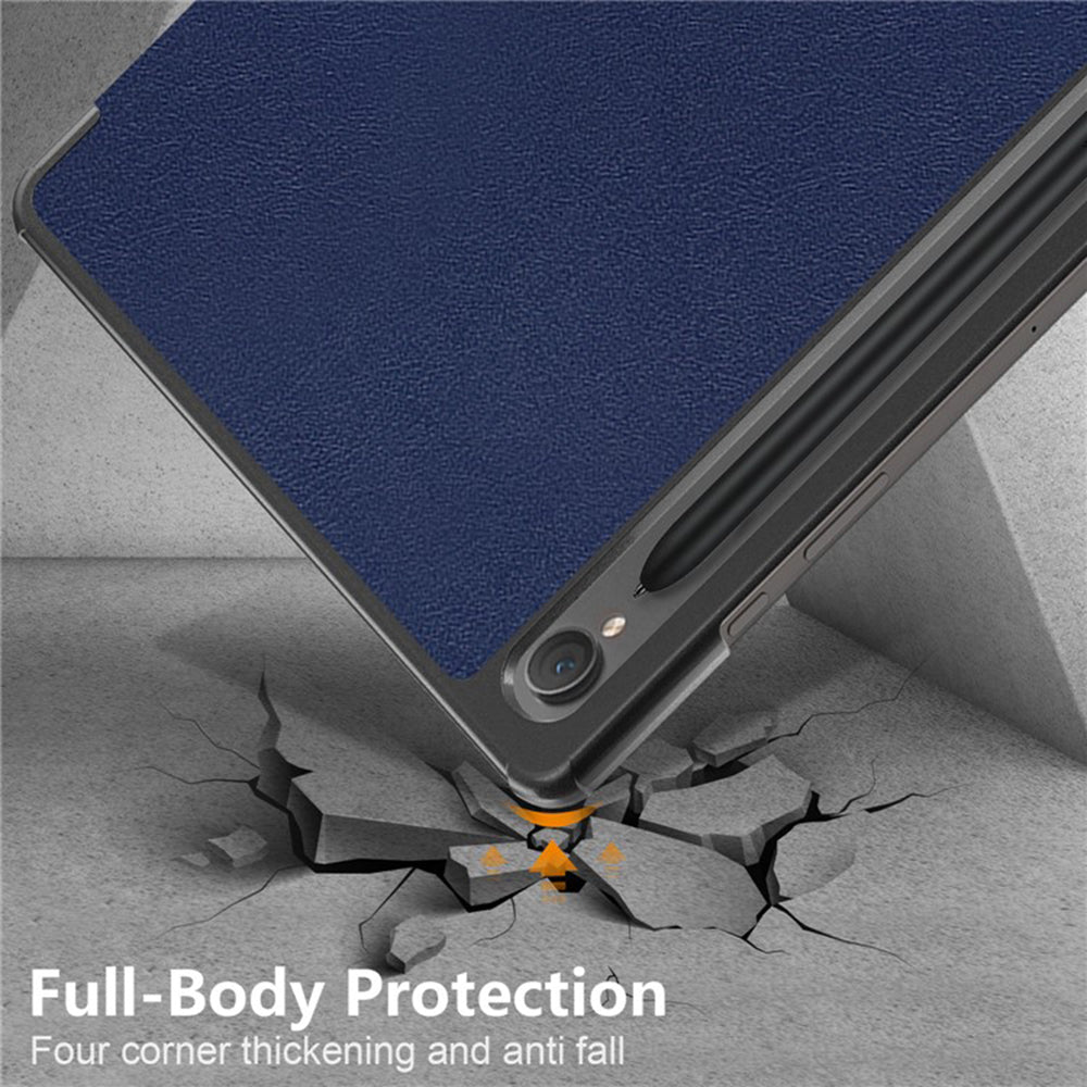Hülle für Samsung Galaxy Tab S9 FE / Tab S9 / Tab S10 FE, Techsuit, FoldPro, Blau