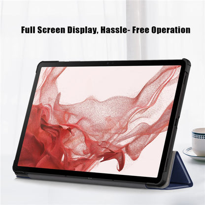 Hülle für Samsung Galaxy Tab S9 FE / Tab S9 / Tab S10 FE, Techsuit, FoldPro, Blau