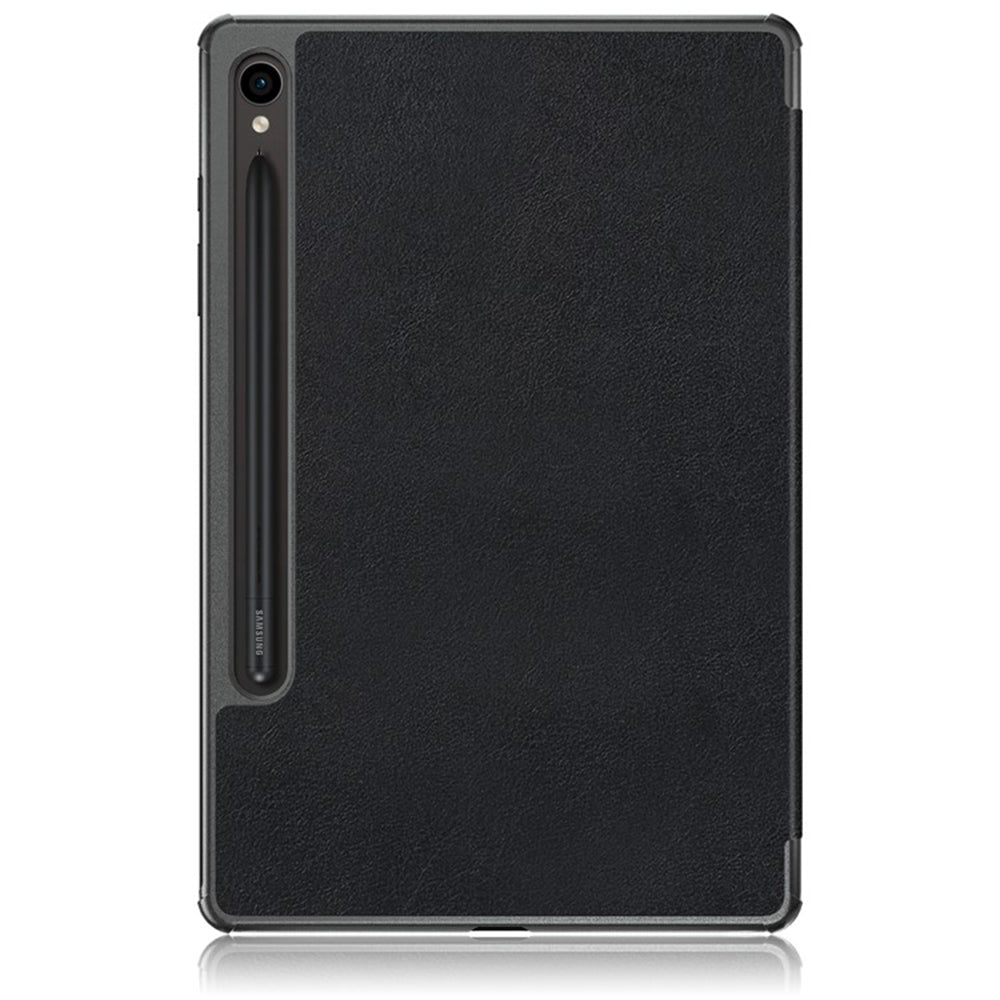 Hülle für Samsung Galaxy Tab S9 FE / Tab S9 / Tab S10 FE, Techsuit, FoldPro, Schwarz