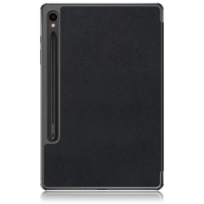 Hülle für Samsung Galaxy Tab S9 FE / Tab S9 / Tab S10 FE, Techsuit, FoldPro, Schwarz
