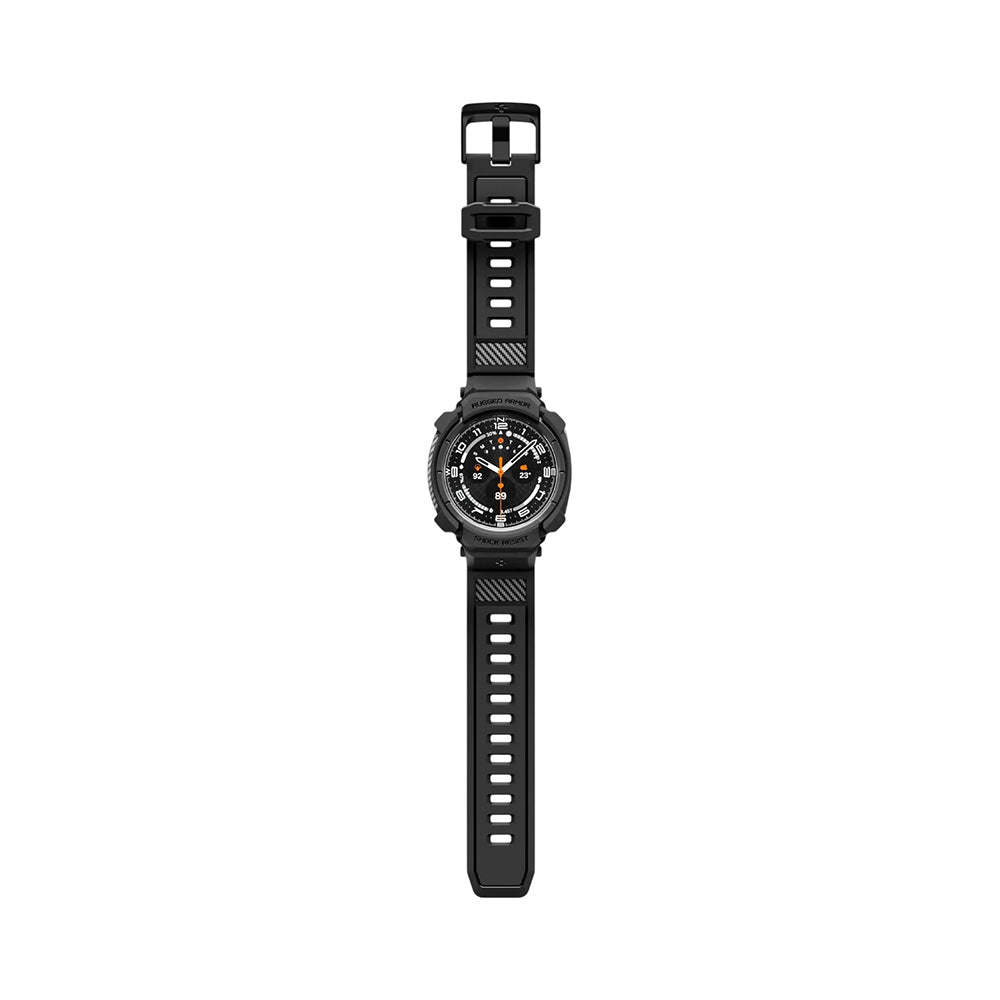 Hülle für Samsung Galaxy Watch Ultra2, Spigen, Rugged Armor Pro, Matt Schwarz ACS11612