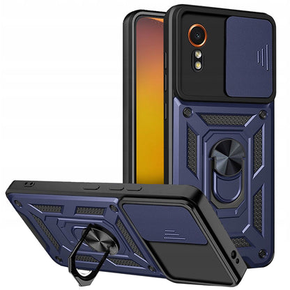 Hülle für Samsung Galaxy Xcover7 G556, Techsuit, CamShield, Blau