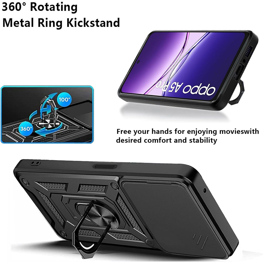 Case for Samsung Galaxy XCover7 Pro, Techsuit, CamShield, Black