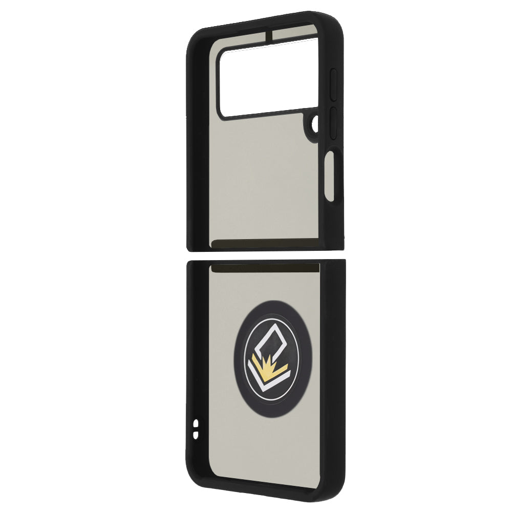 Hülle für Samsung Galaxy Z Flip3 5G F711, Techsuit, Glinth, Schwarz