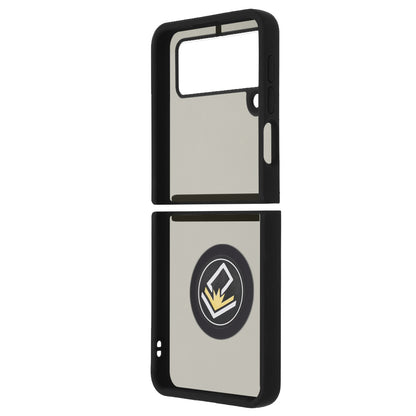 Hülle für Samsung Galaxy Z Flip3 5G F711, Techsuit, Glinth, Schwarz