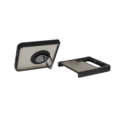 Hülle für Samsung Galaxy Z Flip3 5G F711, Techsuit, Glinth, Schwarz