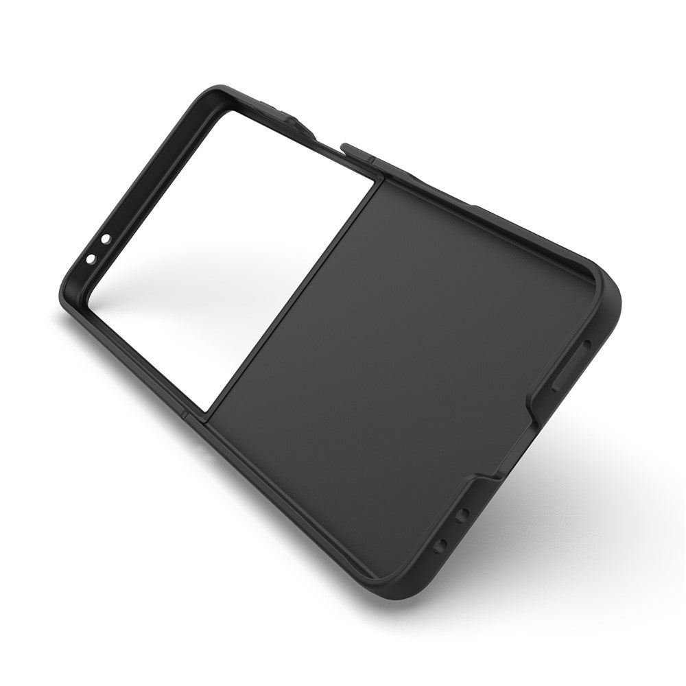 Hülle für Samsung Galaxy Z Flip7 F766, Techsuit, Magic Shield, Schwarz
