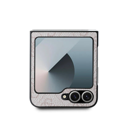 Hülle für Samsung Galaxy Z Flip7 FE F761 / Z Flip6 F741, Guess, 4G Metal Logo, Schwarz