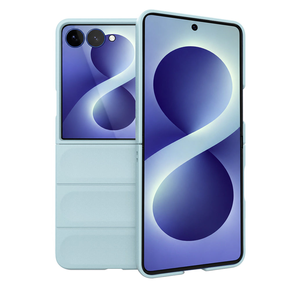 Hülle für Samsung Galaxy Z Flip8 F776, Techsuit, Magic Shield, Blau