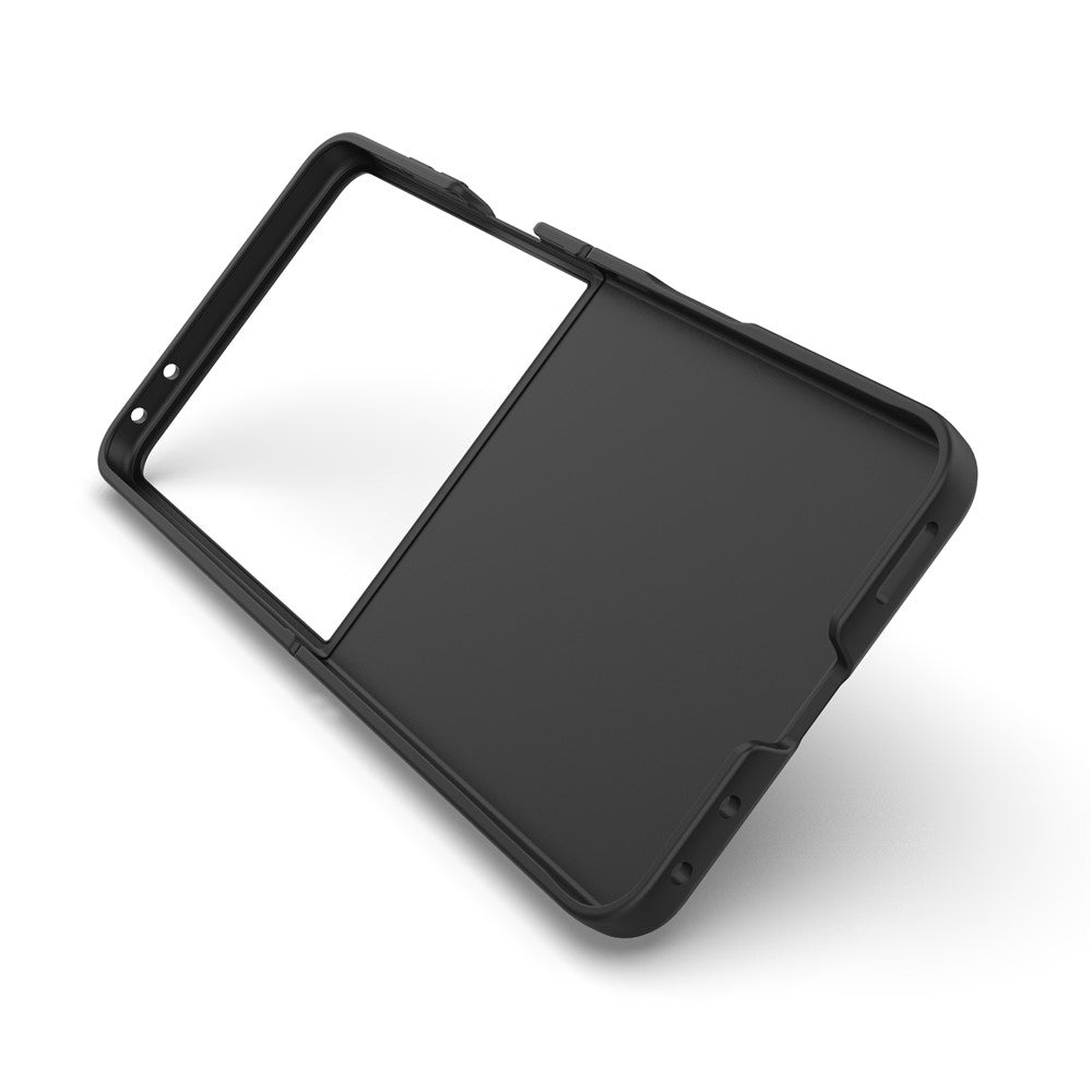 Hülle für Samsung Galaxy Z Flip8 F776, Techsuit, Magic Shield, Schwarz
