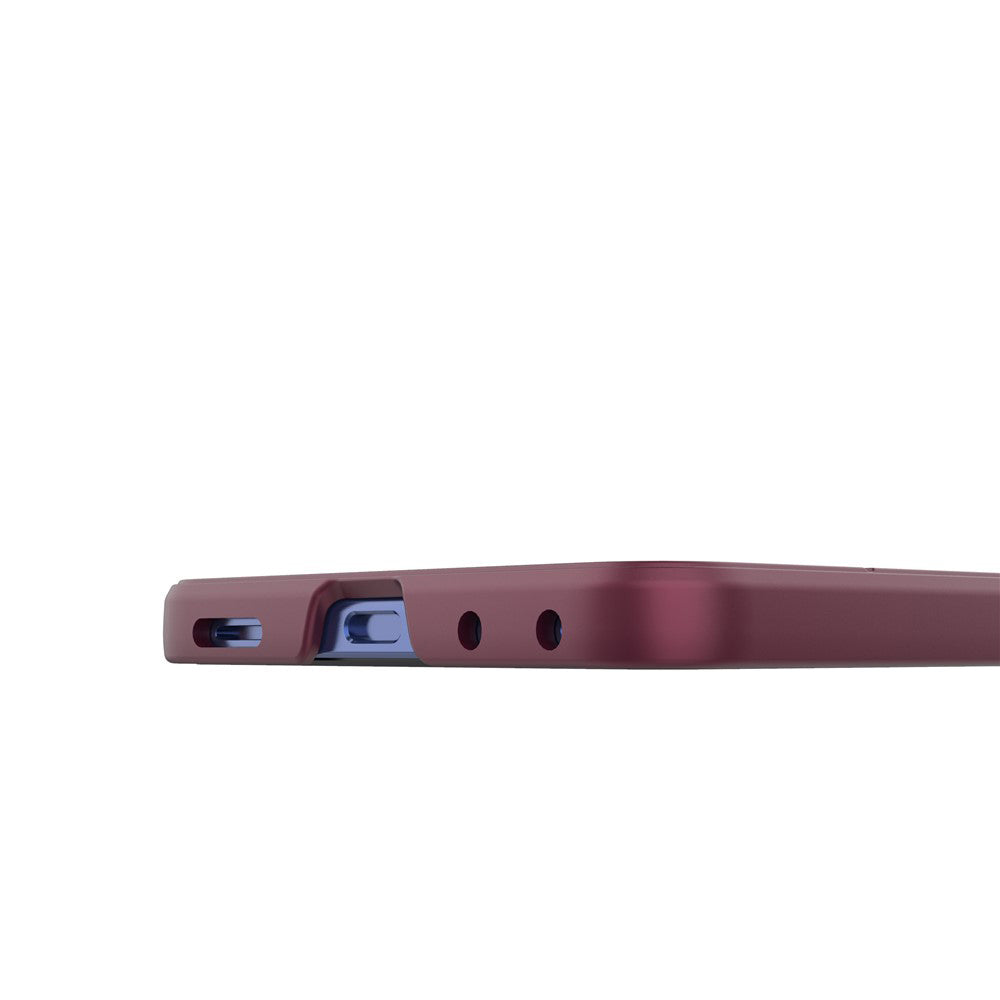 Hülle für Samsung Galaxy Z Flip8 F776, Techsuit, Magic Shield, Weinrot