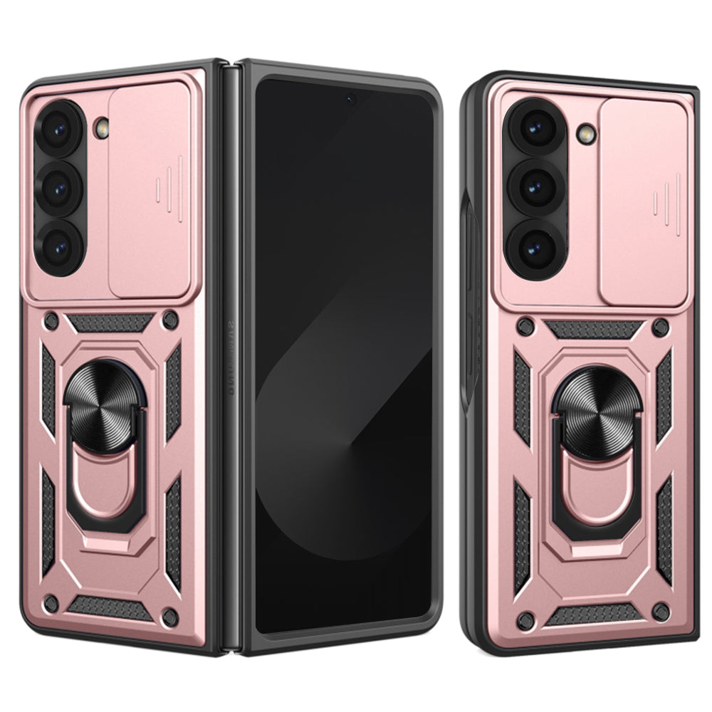 Hülle für Samsung Galaxy Z Fold6 F956, Techsuit, CamShield, Rosa