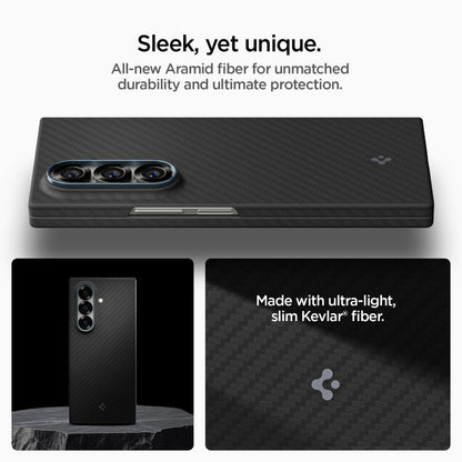 Hülle für Samsung Galaxy Z Fold7 F966, Spigen, Air Skin, Schwarz ACS09555