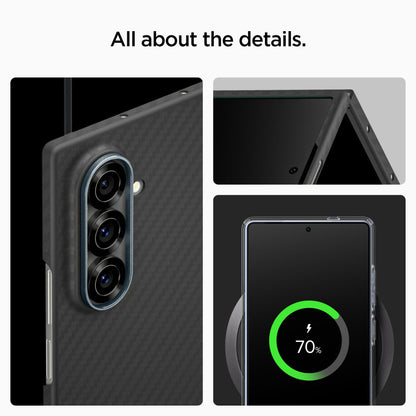Hülle für Samsung Galaxy Z Fold7 F966, Spigen, Air Skin, Schwarz ACS09555