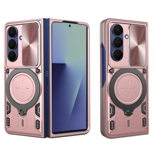 Hülle für Samsung Galaxy Z Fold7 F966, Techsuit, CamGuard Pro, Roségold