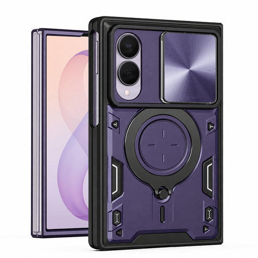 Hülle für Samsung Galaxy Z Fold8 F971, Techsuit, CamGuard Pro, Lila