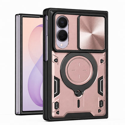 Hülle für Samsung Galaxy Z Fold8 F971, Techsuit, CamGuard Pro, Roségold