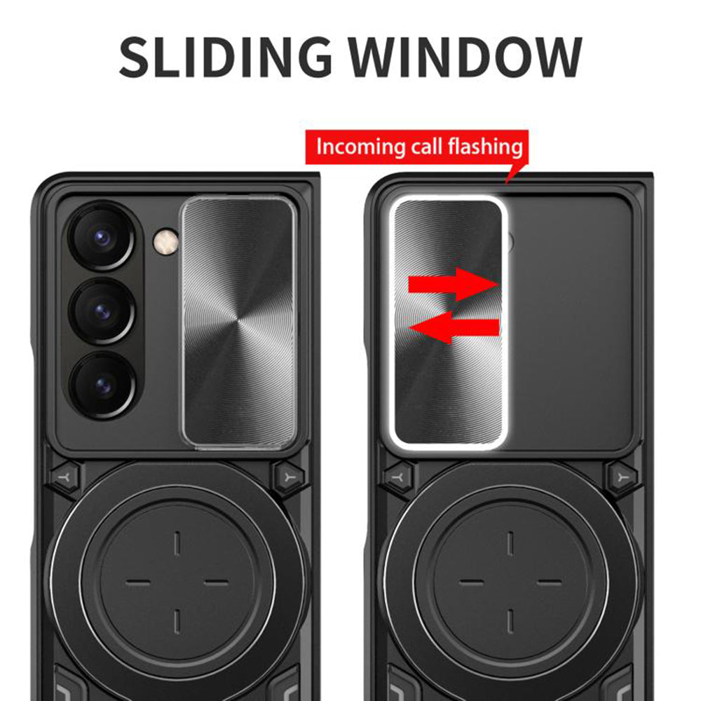 Hülle für Samsung Galaxy Z Fold8 F971, Techsuit, CamGuard Pro, Roségold