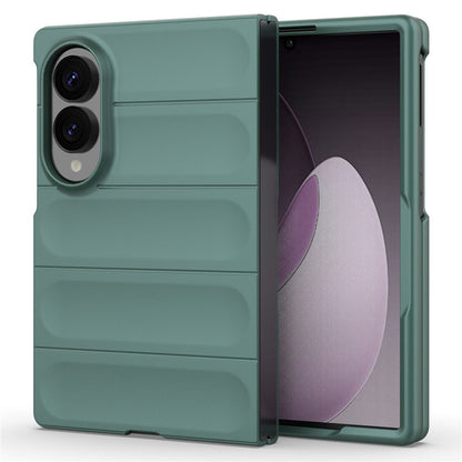 Hülle für Samsung Galaxy Z Fold8 F976, Techsuit, Magic Shield, Grün