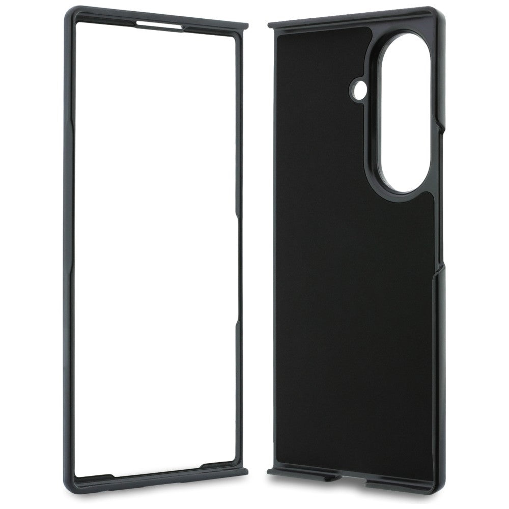 Hülle für Samsung Galaxy Z Fold8 Ultra F976, Karl Lagerfeld, Saffiano Karl & Choupette Metallnadel, Schwarz