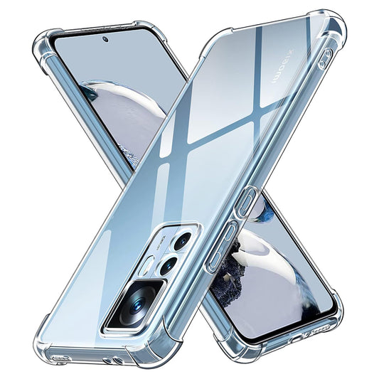 Hülle für Xiaomi 12T / 12T Pro, Techsuit, stoßfest klar, transparent