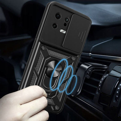 Hülle für Xiaomi 13, Techsuit, CamShield, Schwarz