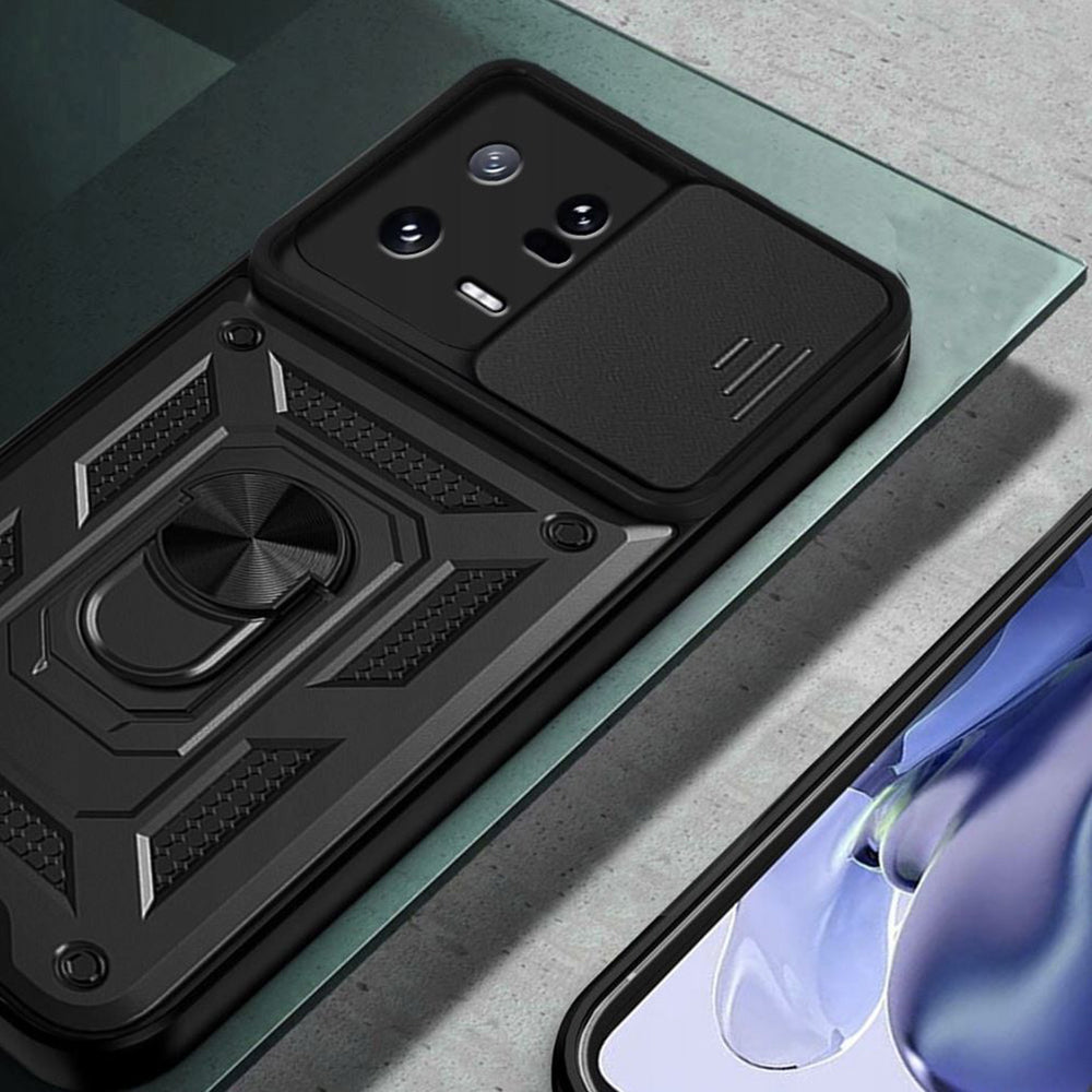 Hülle für Xiaomi 13, Techsuit, CamShield, Schwarz