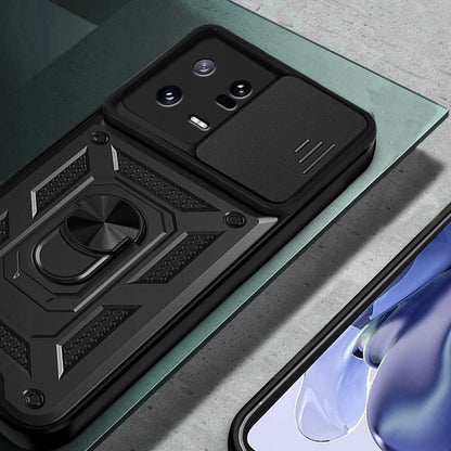 Hülle für Xiaomi 13, Techsuit, CamShield, Schwarz