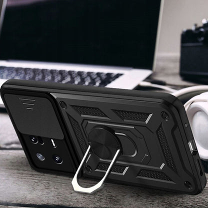 Hülle für Xiaomi 13, Techsuit, CamShield, Schwarz