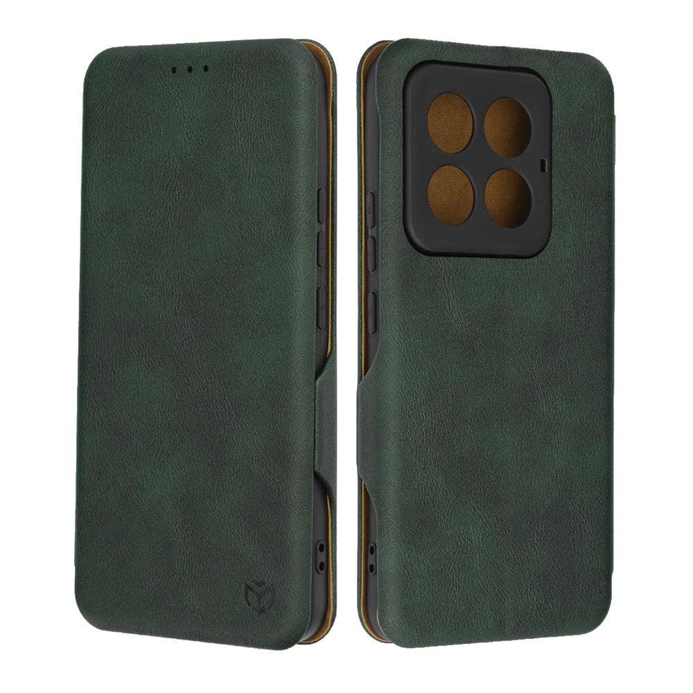 Hülle für Xiaomi 14 Pro, Techsuit, Safe Wallet Plus, Grün