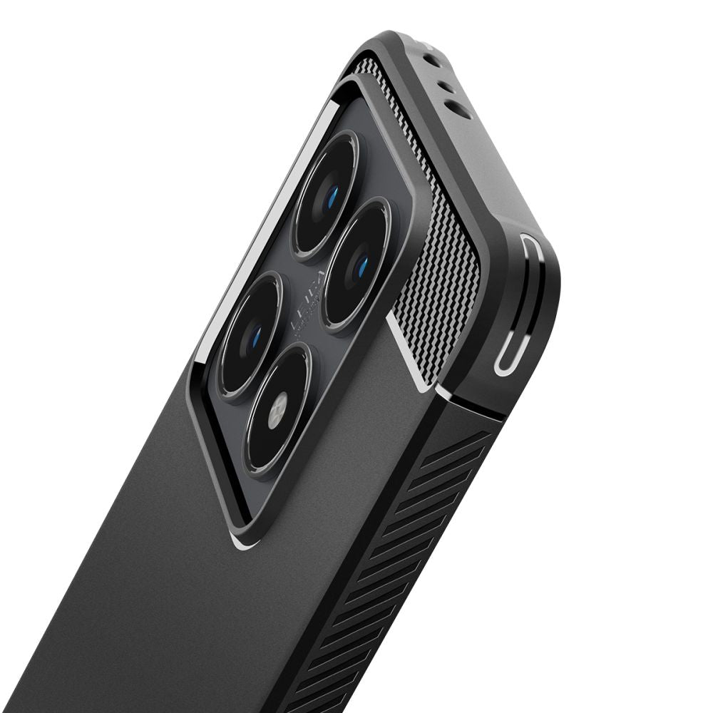 Case for Xiaomi 14T, Spigen, Rugged Armor, Black ACS08857