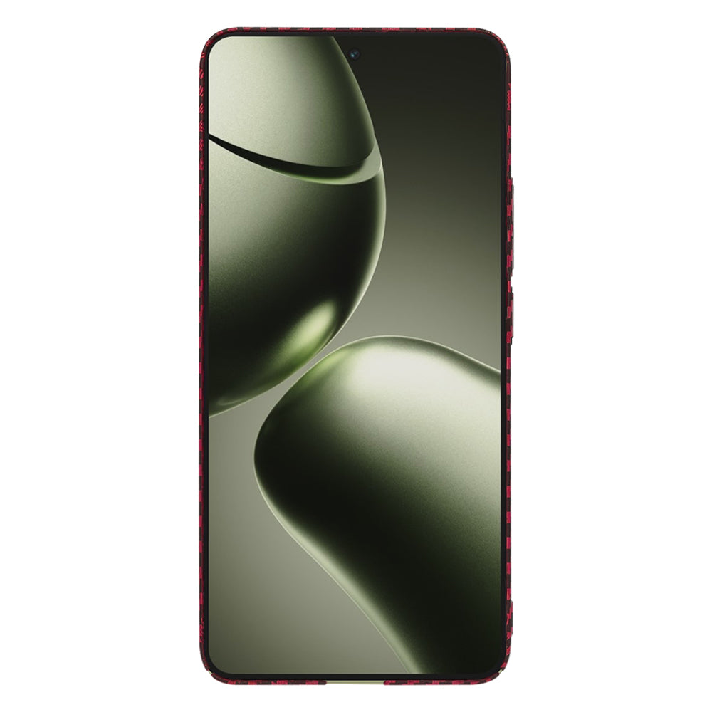 Hülle für Xiaomi 14T, Techsuit, Carbonite FiberShell, Rot
