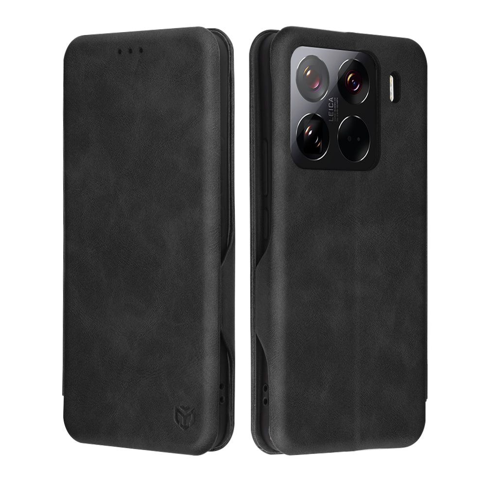 Hülle für Xiaomi 15 Pro, Techsuit, Safe Wallet Plus, Schwarz
