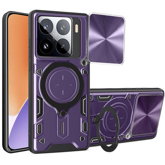 Hülle für Xiaomi 15, Techsuit, CamGuard Pro, Lila
