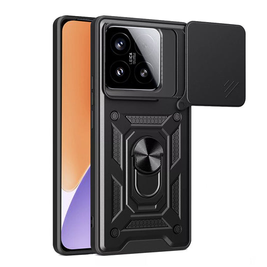 Hülle für Xiaomi 15, Techsuit, CamShield, Schwarz