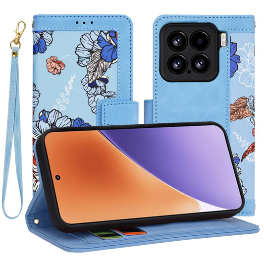Hülle für Xiaomi 15, Techsuit, FlipCraft, Blau