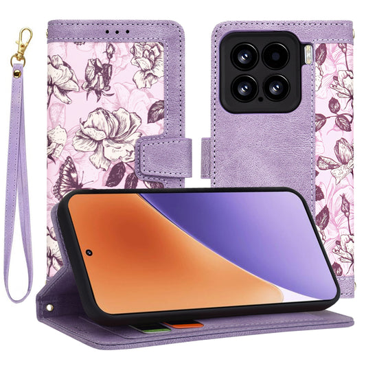 Hülle für Xiaomi 15, Techsuit, FlipCraft, Lila