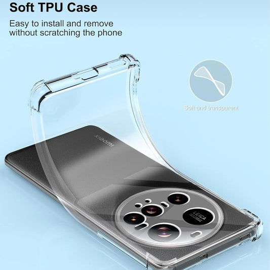 Hülle für Xiaomi 15 Ultra, Techsuit, stoßfest klar, transparent