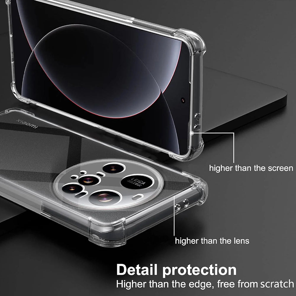 Hülle für Xiaomi 15 Ultra, Techsuit, stoßfest klar, transparent