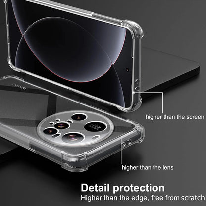 Hülle für Xiaomi 15 Ultra, Techsuit, stoßfest klar, transparent