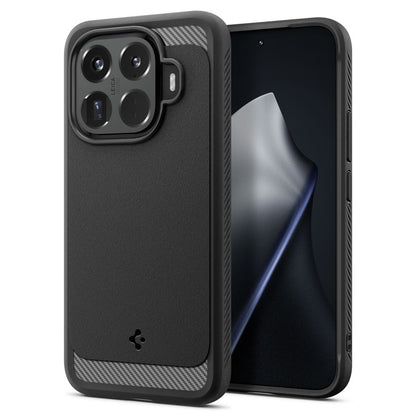 Hülle für Xiaomi 15T Pro, Spigen, Rugged Armor, Schwarz ACS11152