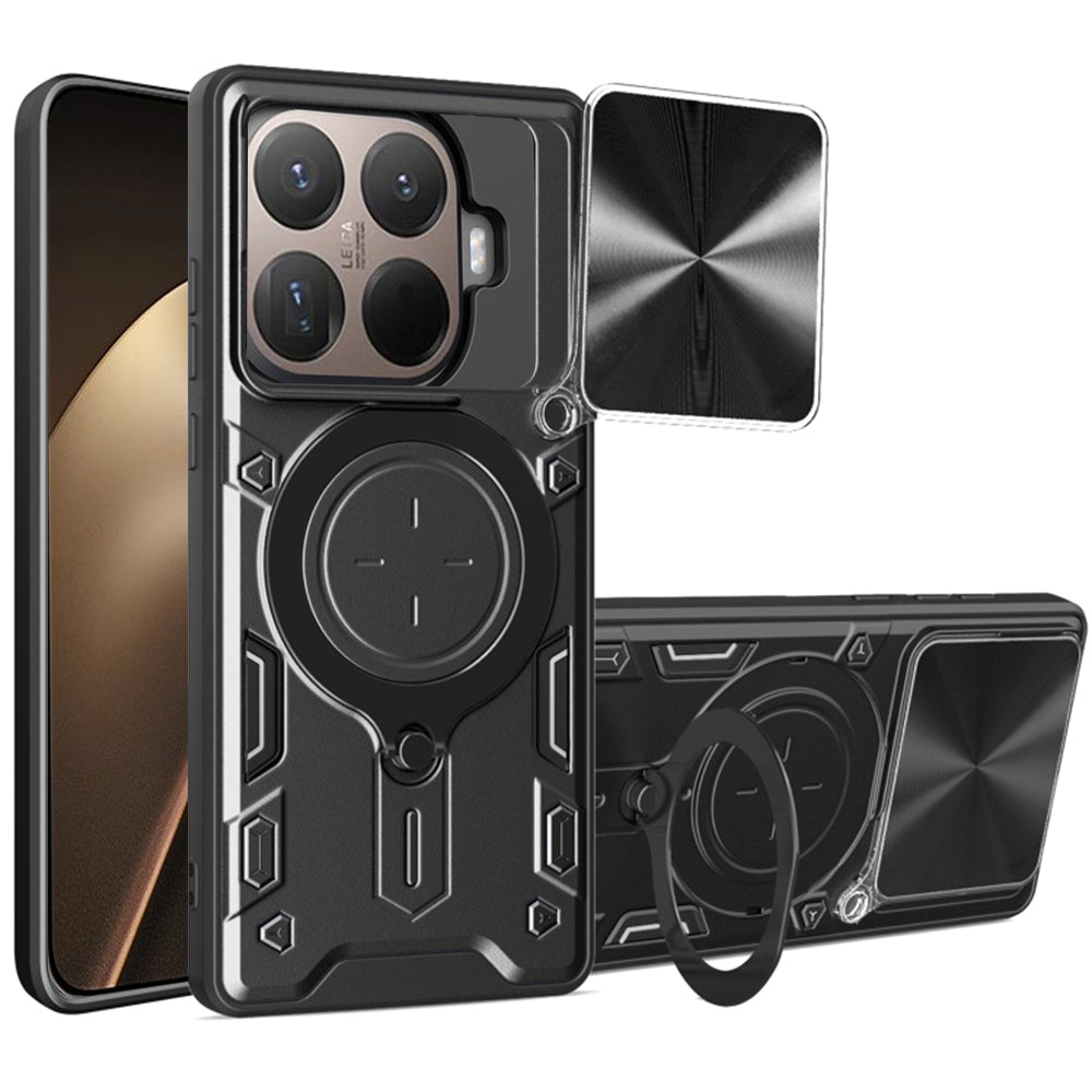 Hülle für Xiaomi 15T Pro, Techsuit, CamGuard Pro, Schwarz