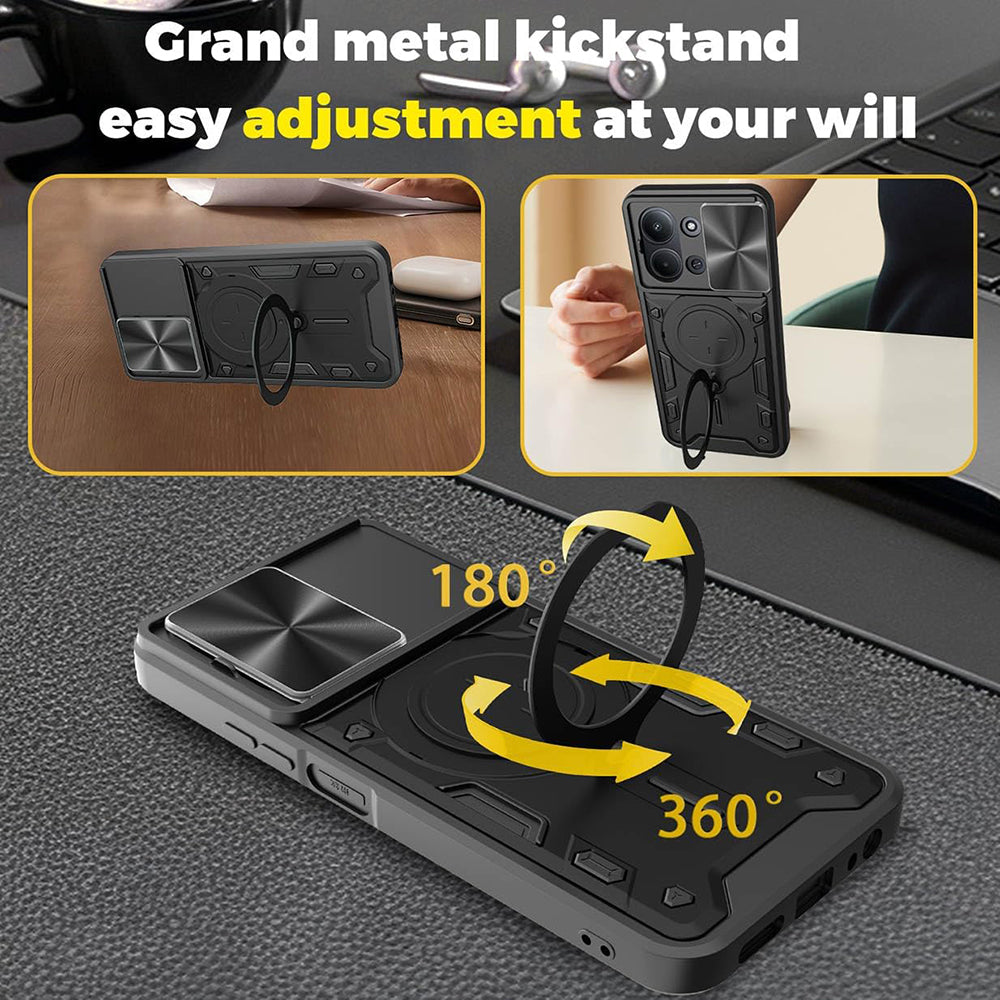 Hülle für Xiaomi 15T Pro, Techsuit, CamGuard Pro, Schwarz