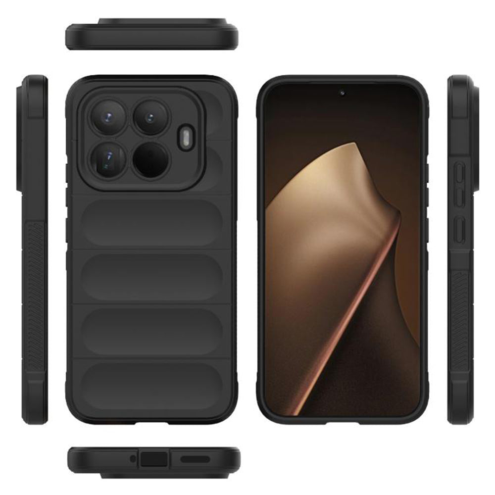 Hülle für Xiaomi 15T Pro, Techsuit, Magic Shield, Schwarz